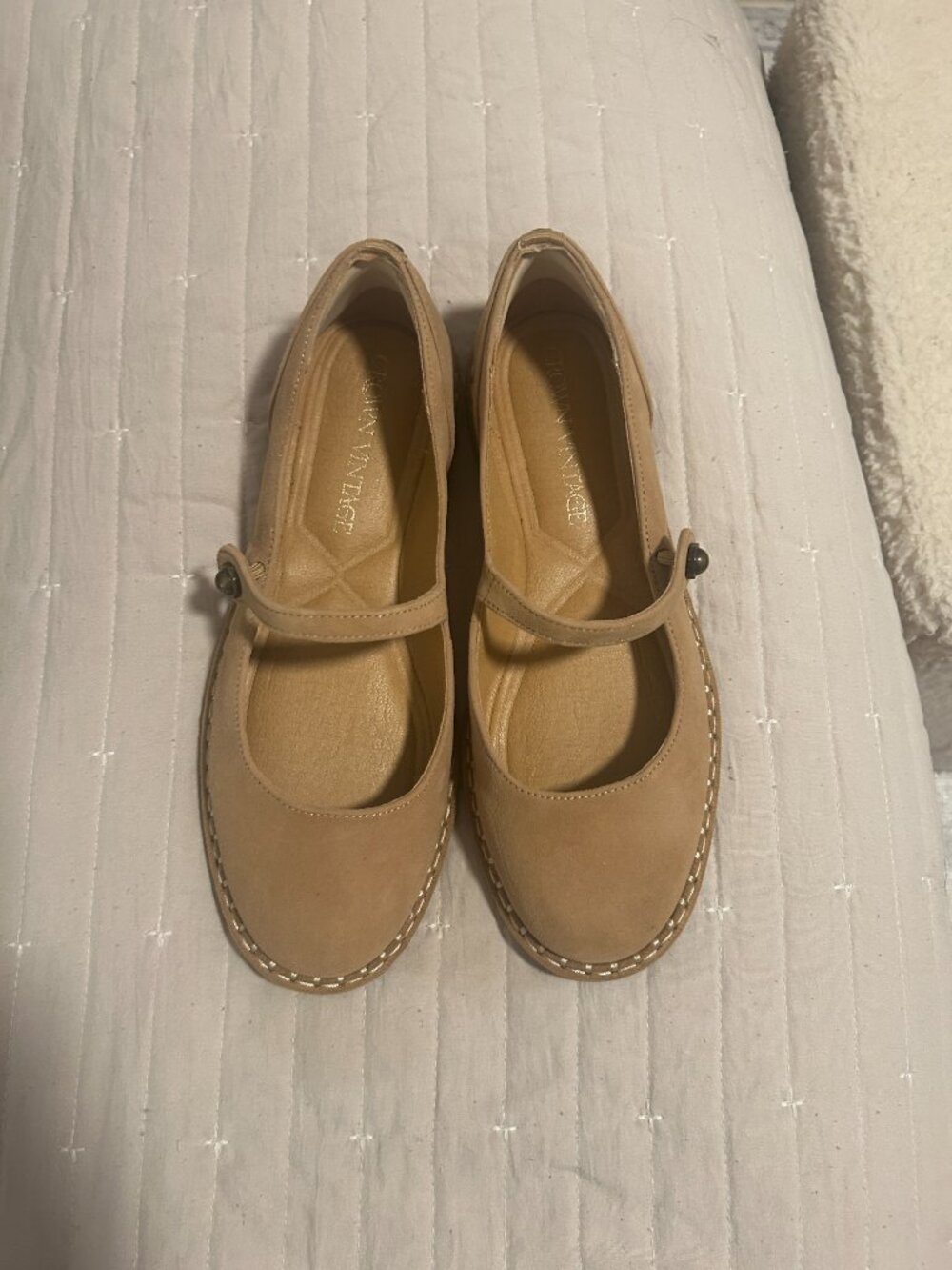 Crown Vintage Famela Mary Jane Flat Size 7 - Picture 7 of 11